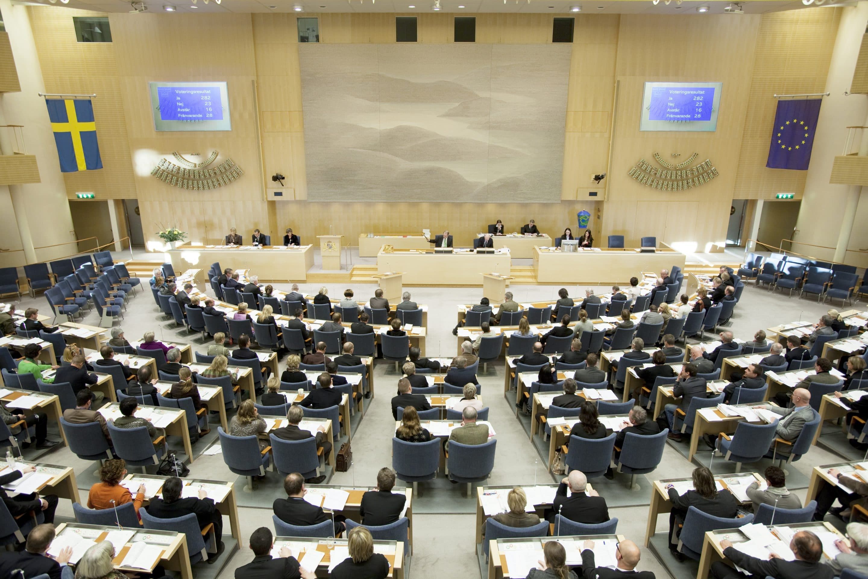 Sveriges riksdag.