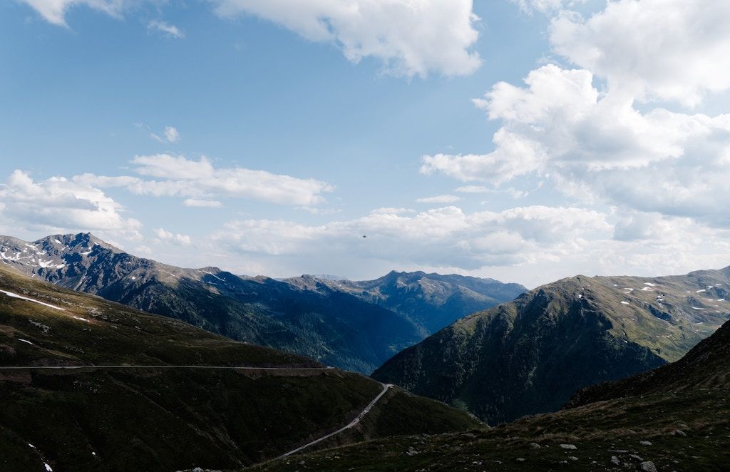 Penserjoch / Road trip 2023.  2211 meters. Narrow roads. Motorcycles that wants to pass by, lumber trucks that wants to meet. And astonishing views.