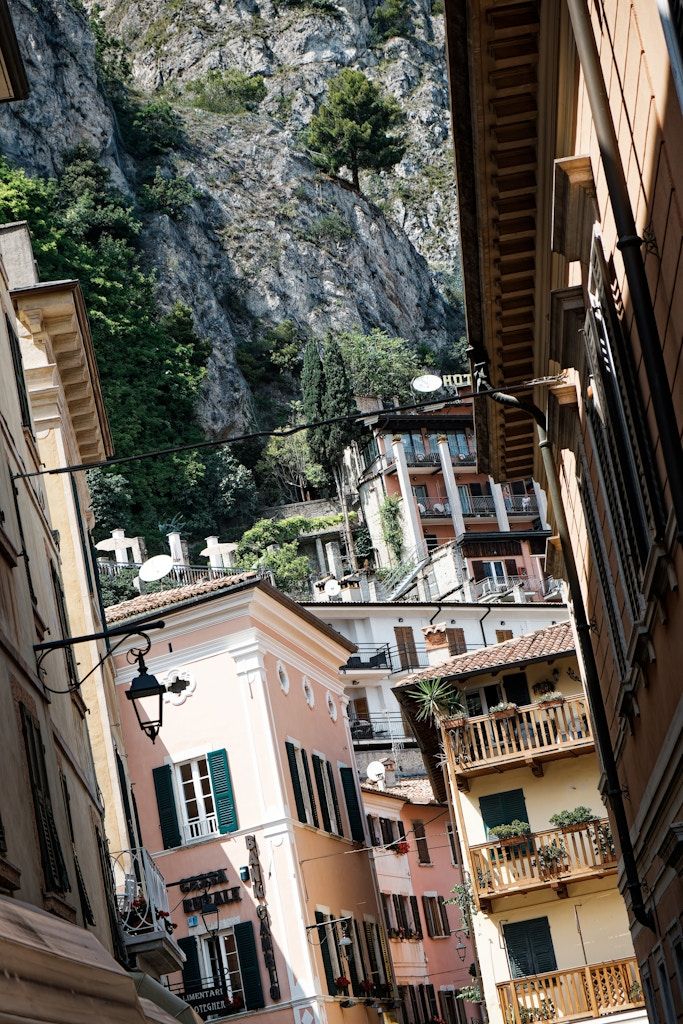 Limone / Road trip 2023  A quick stop by Lake Garda. A very special combination of colors, high humidity, and sunlight that gave the pictures almost a faded 70s look straight out of the camera.