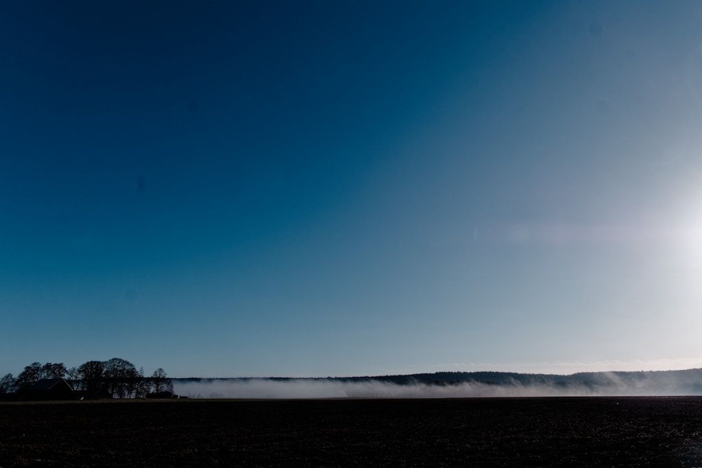 Early morning fog.