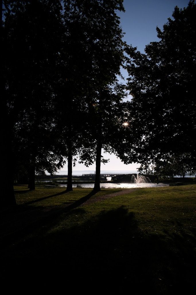 Fall, but summer temperatures. First photo with my new lens, Voigtländer 18/2.8.