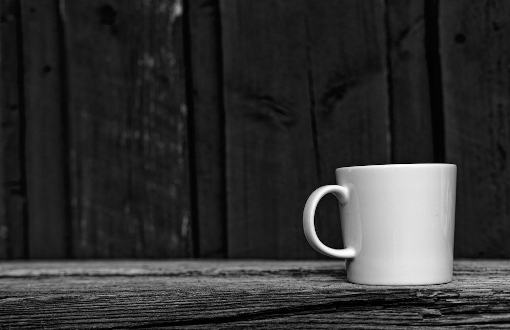 Outdoor coffee in early September.